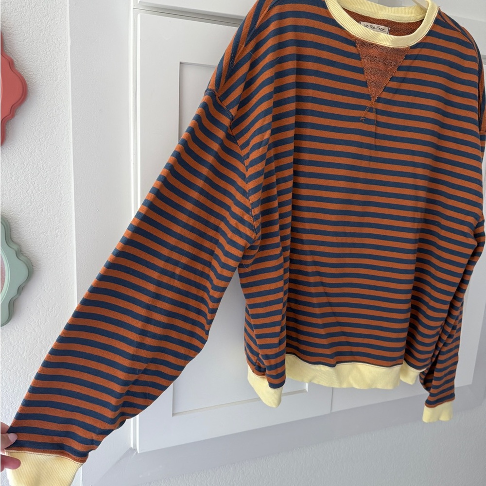 We The Free Striped Crewneck